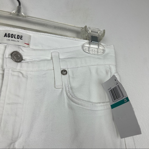 AGOLDE Toni Chewed Hem Straight Leg Jeans - Picture 4 of 9